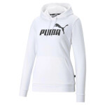 Dámská mikina Ess Logo W 586791 02 Bílá s potiskem - Puma bílá - vzor S