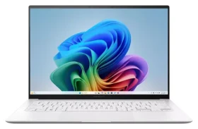 ASUS Zenbook S 14 OLED bílá / Notebook / 14" WUXGA / Intel Core Ultra 7 256V / 16GB / 512GB SSD / Intel Arc / W11H (UX5406SA-QJ502W)
