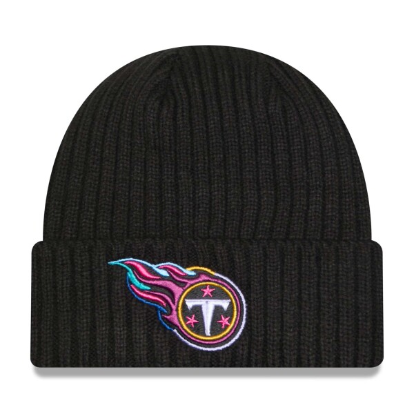 New Era Pánská zimní čepice Tennessee Titans NFL 2024 Crucial Catch Tech Knit Beanie