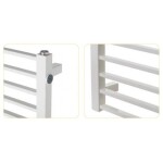 Instalprojekt - Koupelnový radiátor PIKO zlatá barva - Barva - Zlatá, Doporučená topná tyč (W) - 400, Rozměr A - 55, Rozměr C - 115, Skutečný rozměr radiátoru (v mm) - 530 x 1129 mm, Typ připojení - Středové 50 mm RADPIK501184SP