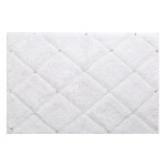 DumDekorace Luxusní koberec CHIC s krystaly - bílý Šířka: 60 cm | Délka: 90 cm
