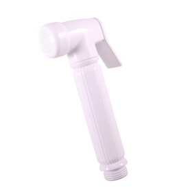 RAV Slezák - Ruční sprcha k bidetové baterii se stop ventilem, Bílá - lesklá KS0005B KS0005B