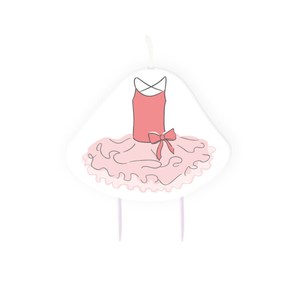 Dortová svíčka malá baletka 9 cm Amscan Dortová svíčka malá baletka 9 cm Amscan