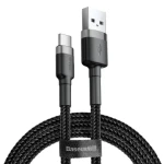 Baseus CATKLF-UG1 kabel USB-A na USB-C 3m černo-šedá / 2A (CATKLF-UG1)
