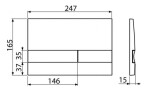 ALCADRAIN Renovmodul - předstěnový instalační systém s bílým/ chrom tlačítkem M1720-1 + WC INVENA LIMNOS WITH SOFT, včetně soft/close sedátka AM115/1000 M1720-1 LI1