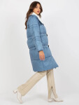 Světle modrá zimní bunda s odepínacími rukávy Factory Price (TR8139) odstíny modré XL (42)