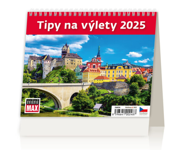 Stolní kalendář 2025 Tipy na výlety