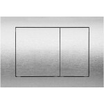 CERANO - Kompletní WC set Basic/Forte - bílá lesklá - WC tlačítko Maxio/Stříbrná - závěsné - předstěnová instalace - 51x36 CER-8050BD86133