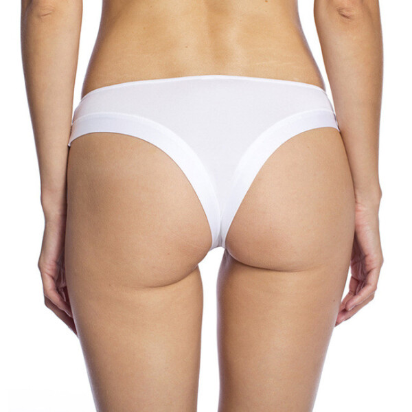 Dámské kalhotky brazilky BRAZILIAN MINISLIP - BELLINDA - bílá XL