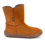Dětské zimní barefoot boty TEX SUEDE Cognac G3160250-2 - 40