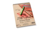 SM.LT Start Pad Natural Brown A5 125 g/m2 20 listů kroužková vazba