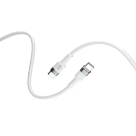Forever Flexible kabel USB-C (M) - USB-C (M) 2 m bílá / 100W (5900495978554)
