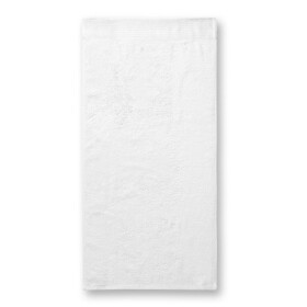 Unisex bambusový ručník (bílý) 50 x 100 cm
