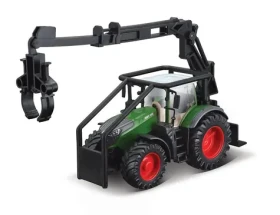 Bburago FARMLAND Lesní traktor se 3 kládami Fendt 1050 Vario