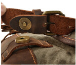 Vintage batoh Kansas 20l, zelený