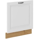 Dvířka na vestavnou myčku nádobí Stilo ZM 570x596 Barva korpusu: Dub artisan, Barva dvířek: Grafit