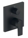 DURAVIT - Manhattan Baterie pod omítku, pro 2 spotřebiče, matná černá MH4210012046