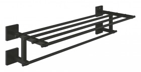 GROHE - QuickFix Start Cube Držák ručníků, matná černá 410992430