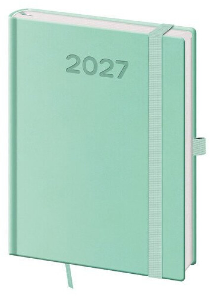 Diář 2027 denní B6 Print Pop - světle zelená