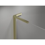 MEXEN/S - Mist-H L Duo sprchový kout dveře křídlové 120 x 85, transparent, zlato 8A5L-120L-085P-50-00