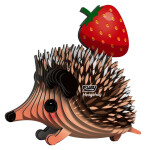 EUGY 3D kartonová skládačka - Ježek