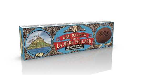 La Mére Poulard All chocolate French shortbread papír 125g