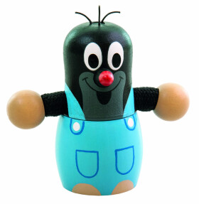 Pokladnička Krtek 10cm dřevěná - Detoa