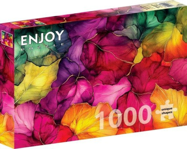 Puzzle Abstraktní podzimní listí 1000 dílků