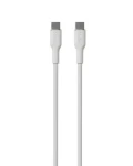 Puro Soft bílá / Datový kabel USB-C - USB-C / 60 W / 1,5 m