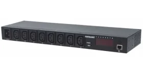 Intellinet 19" PDU monitorovaná černá / PDU / 1U / 8x C13 / 20 A / RJ-45 monitoring (163682)