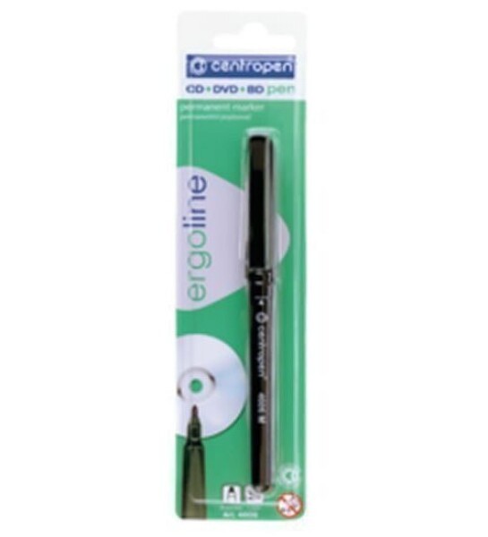 Centropen popisovač 4606 na CD/DVD/BD černý blistr