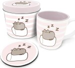 Pusheen: Dárkový set v plechovce (hrnek + podtácek) - EPEE