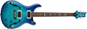 PRS SE Flat Back Hollowbody I Piezo Lake Blue