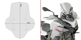 D5137S plexi kouřové Bmw F 900 XR (20-25), montáž místo originálu, vxš490x430 mm