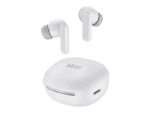 QCY MeloBuds HT16 bílá / Bezdrátová sluchátka s mikrofonem / TWS / ANC / Bluetooth 5.4 / IPX4 / dobíjecí box (HT16 white)