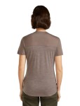 ICEBREAKER Wmns Mer Cool-Lite Sphere III SS Te Colour, Porcini Hthr/Porcini/Cb velikost: S