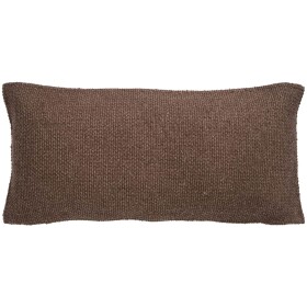 Ib Laursen Povlak na polštář Tone-in-Tone Brown Stripes 35 × 80 cm, hnědá barva, textil