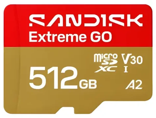 SanDisk Extreme GO microSDXC 512GB / Micro SD karta / 240 MB/s čtení / 160 MB/s zápis (SDSQXGN-512G-GN6MN)