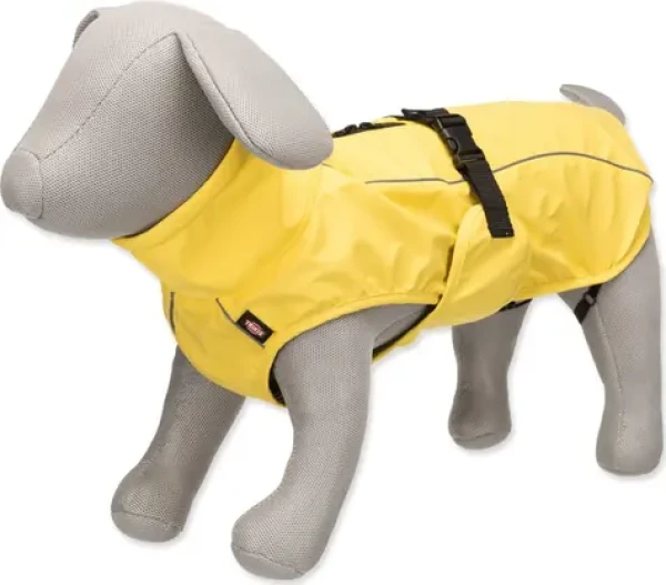 TRIXIE Pláštěnka Vimy M žlutá / Pro střední psy / Obvod hrudníku 48–66 cm / Polyester / Reflexní prvky (G14-67975)