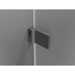 MEXEN/S - Lunar-B sprchový kout dveře křídlové levá 100 x 90, transparent, grafit metal 832-100-090-95-00-L