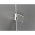 MEXEN/S - Lunar-B sprchový kout dveře křídlové levá 90 x 90, transparent, nikl kartáčovaný 832-090-090-97-00-L