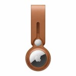 Apple AirTag Leather Loop Saddle Brown MX4A2ZM/A