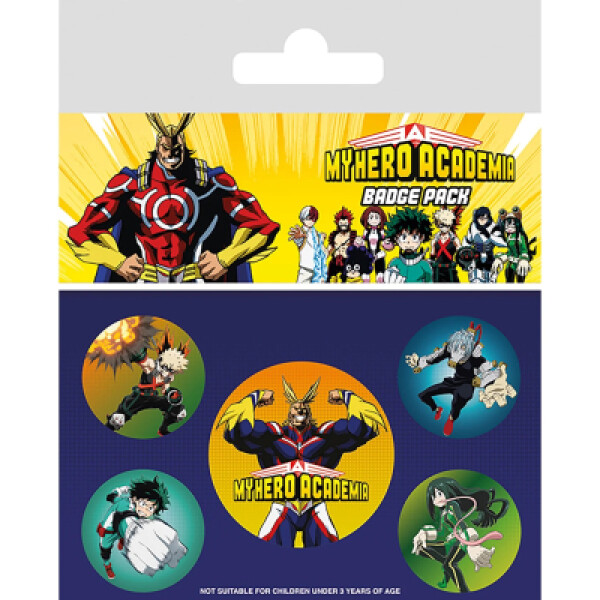 My Hero Academia - set odznaků - EPEE