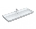 VILLEROY & BOCH - Collaro Umyvadlo nábytkové 120x47 cm, s přepadem, otvor pro baterii, CeramicPlus, Stone White 4A33C5RW