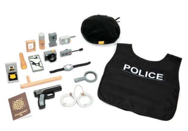 Dřevěná policejní sada