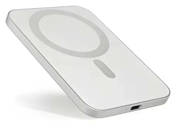 Epico UltraPack EM31 stříbrná / Bezdrátová powerbanka / 3000 mAh / Slim / MagSafe / USB-C / 10W (9915112100092)