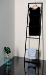 SAPHO - SKA sušák ručníků na opření 420x1700x20, černá mat SKA551