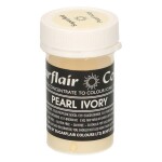 Pastelová gelová barva Sugarflair (25 g) Pearl Ivory