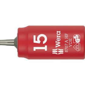 Wera 8767 A VDE HF 05005921001 TORX vložka pro nástrčný klíč funkce zadržení 1/4 T 15 1/4