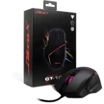 Inter-Tech Nitrox GT-100 RGB černá / Herní myš / 6400 DPI / 7 tlačítek / RGB / USB (88884111)